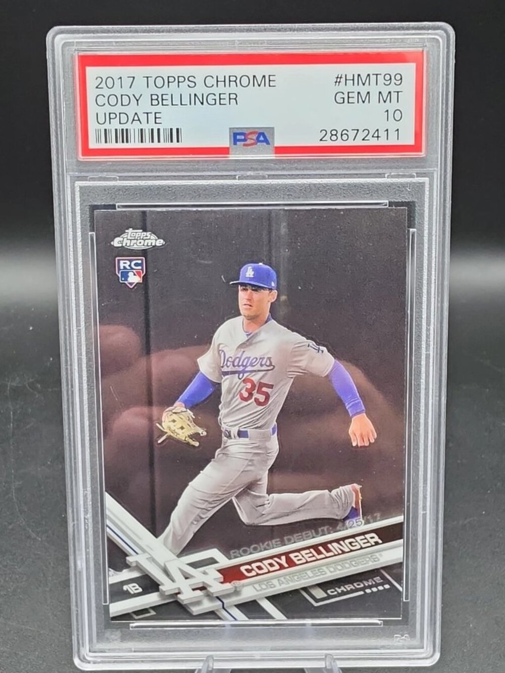 2017 Topps Chrome Update - Rookie Debut Cody Bellinger #HMT99 (RC)